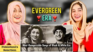 Top 100 Most Recognizable Songs of Black amp White Era  PAKISTAN REACTION [upl. by Earlene]