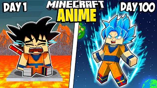 I Survived 1000 Days as ANIME in Minecraft [upl. by Kcirrek985]