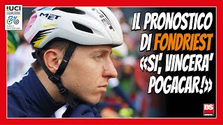 Mondiali Fondriest «Credo che vincerà Pogacar per Van der Poel è troppo dura» [upl. by Orrocos40]