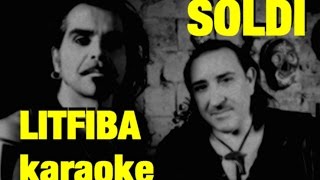 Creata da Monterosso Andrea Soldi Litfiba karaoke con testo cover Base musicale introvabile rara [upl. by Iroc]