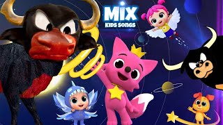 Mix Baby Shark Songs  Finger Family amp Bingo Song  Boi da cara preta and Jill  Kids Nursery Rhymes [upl. by Fianna]