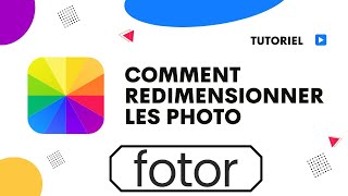 Comment redimensionner les photo dans fotor [upl. by Pavla]