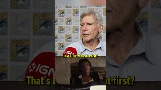 Harrison Ford refuses to answer our question sdcc [upl. by Lammond412]