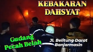 240  PANGGILAN JIWA Menuju Kebakaran  1011 Jl Belitung Darat Gudang Pecah Belah Banjarmasin [upl. by Eikcor]