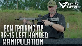 BCM Training Tip  AR15 LeftHanded Manipulation [upl. by Raseac]