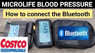 How to Connect Microlife blood pressure monitor with Bluetooth [upl. by Igic]