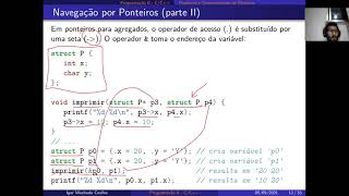 Ponteiros e Gerenciamento de Memória  Programação II em CC [upl. by Forester]