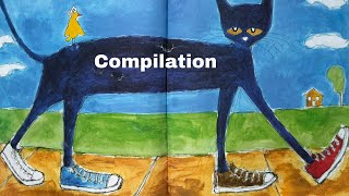 Pete the Cat I Love My White Shoes  pete the cat compilation [upl. by Lebyram168]