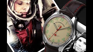 Yuri Gagarin Commemorative Watches from Sturmanskie 2018 Models [upl. by Elbys]