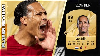 BEST GOLD CB 89 RATED VIRGIL VAN DIJK PLAYER REVIEW  EA FC25 ULTIMATE TEAM [upl. by Fulton]