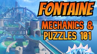 Fontaine Puzzle Mechanics 101  Genshin Impact Version 40 Tutorial amp Exploration [upl. by Murielle232]