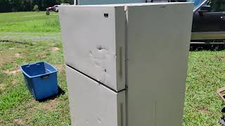 How to Field strip a Refrigerator for Scrap Goodies Its so easy howto [upl. by Aleirbag]