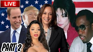 TRUMP THREATS  KAMALA NEWS🤑  MEGARRY HATRED  DIDDY KILLED MJ  STARS HALLOWEEN COSTUMESPART 2 [upl. by Eelarol]