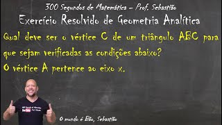 GEOMETRIA ANALÍTICA  RETA  Exercício 26  Perímetro do Triângulo ABC EM13MAT315 [upl. by Dnomra]