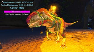 HIGH LEVEL MEGALOSAURUS TAMINGARK Survival Evolved Mobile [upl. by Eitsirhc]