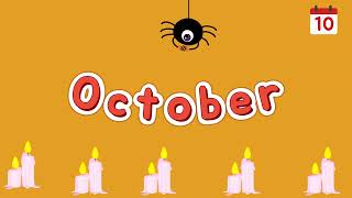 Months Of The Year for Kids  Easy English Vocabulary amp Spelling Practice [upl. by Gibbie798]