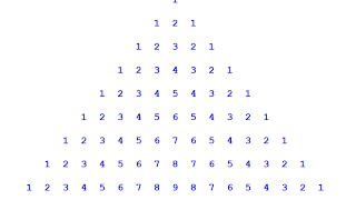 How to Create Pyramid of Numbers using For Loop in Python [upl. by Hailey539]