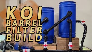 DIY Koi Tank Upgrade Build Your Own Barrel Filter for Crystal Clear Water [upl. by Cyma]