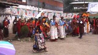 Tamshing Phala Choepa festival in Bumthang Bhutan [upl. by Adriane]