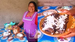 Hoy prepare ENFRIJOLADAS DE HUEVO ANTOJITO oaxaqueño del rancho [upl. by Felice714]