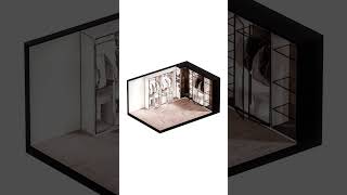 Small WalkIn Closet Design lumion sketchup architecture architecturestudent architecturelovers [upl. by Nhar]