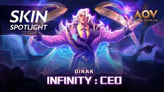 Dirak Infinity CEO Skin Spotlight  Garena AOV Arena of Valor [upl. by Eram77]