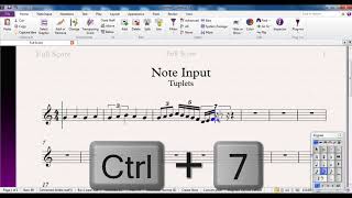 Sibelius 75 Tutorial Series No5  Triplets and Tuplets [upl. by Roderigo]