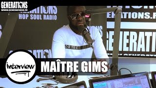 Maître Gims  Interview MCAR Live des studios de Generations [upl. by Araik]