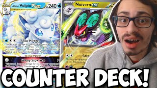 Counter All The Top Decks With Alolan Vulpix VSTAR amp Noivern ex Temporal Forces PTCGL [upl. by Gathers]