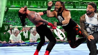 WWE 31 October 2024 Roman Reigns vs Jacob Fatu vs Jey USO Triple Threat Match Full Highlights HD [upl. by Nhguavaj]