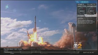 SpaceX Launches Tesla Into Space [upl. by Ylek]