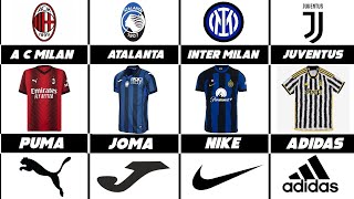 Serie a tems kit and their kit brands [upl. by Koetke94]