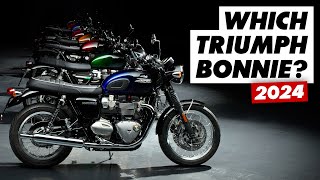 Which Triumph Bonneville Should You Buy In 2024 T100 T120 Speed Twins Scramblers amp More [upl. by Giselle]