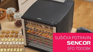 Unboxing sušičky potravin Sencor SFD 7000BK [upl. by Kenay714]