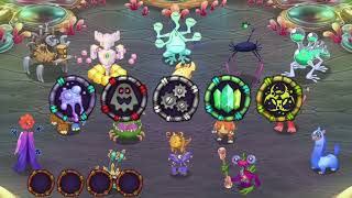 My Singing Monsters  Ethereal Workshop Quint Elements Full Songs [upl. by Ellertal]