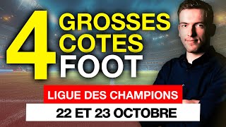 Pronostic foot Ligue des Champions  PSG PSV FC Barcelone Bayern Munich Leipzig Liverpool [upl. by Dowdell]