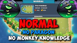 BTD6 Lych Normal Tutorial  No Monkey Knowledge  on Polyphemus [upl. by Adlen]