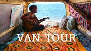 Ellie A Van Tour With YotaCampers amp FloydTown  Toyota Hiace Campervan Conversion  Hawaiian Theme [upl. by Otina]