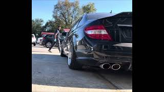 Semi cold start c300 w204 Xpipe and muffler delete [upl. by Scottie]