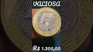 💫 MOEDA VALIOSA DE 1 REAL 1998 PROCURADA POR COLECIONADORES E MUITO VALIOSA E RARA NA NUMISMÁTICA [upl. by Lledroc]