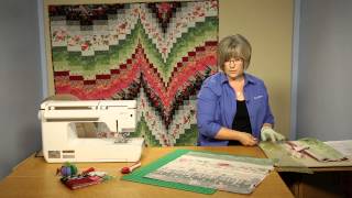 Quilting Quickly Fire amp Ice Bargello Quilt Pattern [upl. by Adneram]