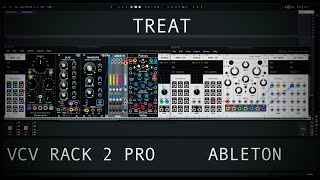 Treat x VCV Rack 2 Pro  Ableton Live 11 [upl. by Orteip]