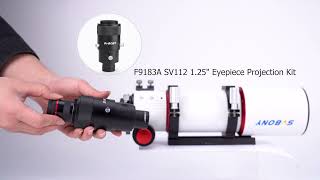 SV550 OTA Set for Eyepiece Projection Astrophotography [upl. by Jezreel599]