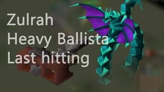 Zulrah  Heavy Ballista last hitting [upl. by Agostino919]