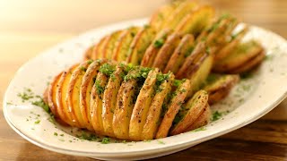 How to Make Hasselback potatoes [upl. by Telfer558]