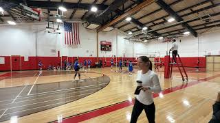 Herricks vs Syosset 7th grade girl volleyball 3rd set Nov 26 [upl. by Anileba]