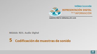 RD35 Codificación de muestras de sonido [upl. by Euv]