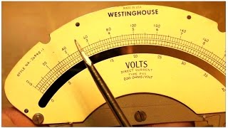 0195 Big Analog Meters Teardown 1 Westinghouse Voltmeter amp Wattmeter [upl. by Ateiluj]