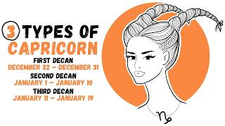 Different Types of Capricorn Personality  Understanding Capricorn Decans capricorn [upl. by Gertrud]