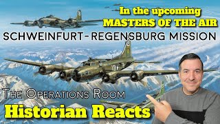 The SchweinfurtRegensburg Mission This will be in MASTERS OF THE AIR  Op Room Reaction [upl. by Amando433]